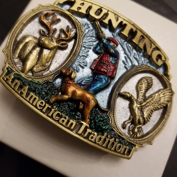 Sportsman's, belt buckle. Vintage - Picture 1 of 4